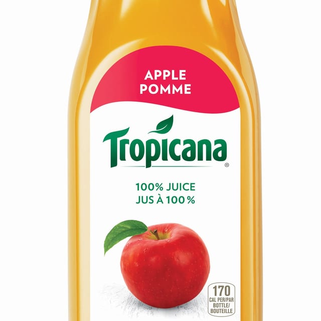 Tropicana Apple Juice.