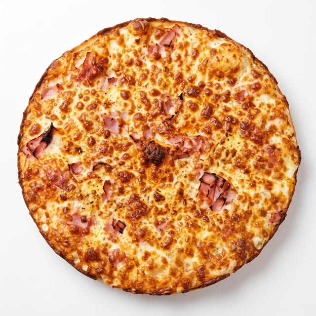 Ham & Pineapple Pizza.