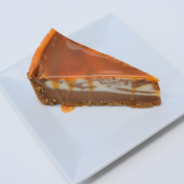 Salted Caramel Cheesecake.
